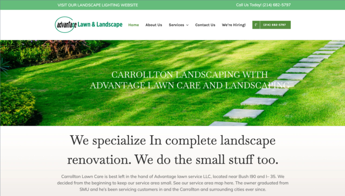 Advantage Lawn and Lanscaping in Carrollton Texas